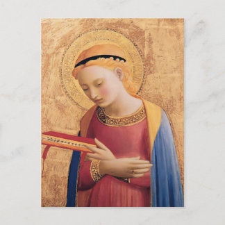 Fra Angelico - Jungfrau Mary Annunciate Postkarte