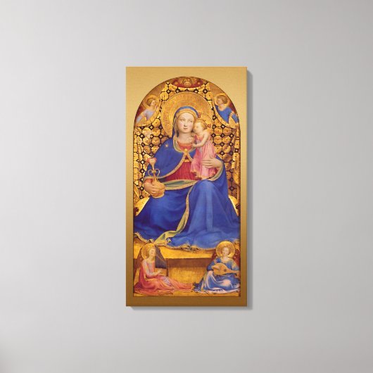 Fra Angelico Jungfrau von Demolity CC0568 Leinwanddruck (Vorderseite)