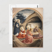 Fra Angelico - Lamentation über Christus Postkarte (Vorne/Hinten)
