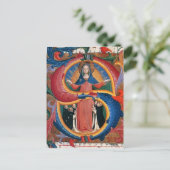 Fra Angelico: Madonna der Barmherzigkeit mit Kneel Postkarte (Stehend Vorderseite)