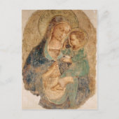 Fra Angelico- Madonna und Kind Postkarte (Vorderseite)