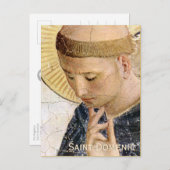 Fra Angelico Saint Dominic CC0682 Postcard Postkarte (Vorne/Hinten)