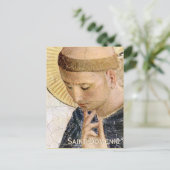 Fra Angelico Saint Dominic CC0682 Postcard Postkarte (Stehend Vorderseite)