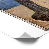 Fra Angelico - St. Dominic am Kreuz Christi Poster (Ecke)