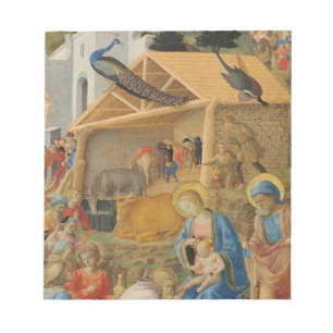Fra Angelico - Verehrung des Magis Notizblock