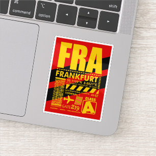 FRA Flughafen Frankfurt Aufkleber