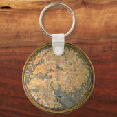Fra Mauro Weltkarte Schlüsselanhänger (Vorderseite)