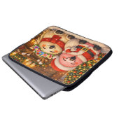 Fra-min&Uni-can★ Laptopschutzhülle (Vorne Knopf)
