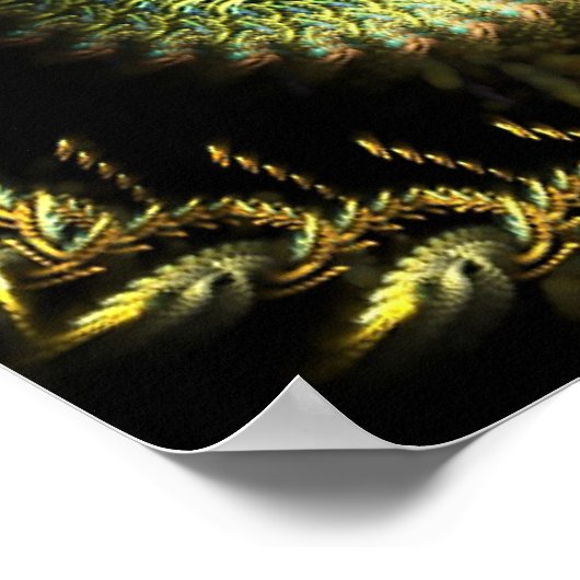 Fracamaska Fraktal Poster (Ecke)