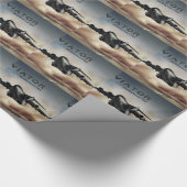 Fracht-Flugzeug C-17 Globemaster Geschenkpapier (Ecke)