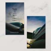 Fracht-Flugzeug Visitenkarte (Vorne/Hinten)