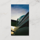 Fracht-Flugzeug Visitenkarte (Rückseite)