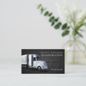 Fracht-LKW-Transport Visitenkarte (Stehend Vorderseite)
