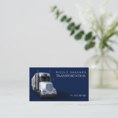 Fracht-LKW-Transport Visitenkarte (Stehend Vorderseite)