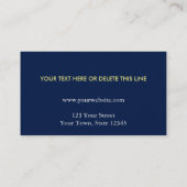 Fracht-LKW-Transport Visitenkarte (Rückseite)