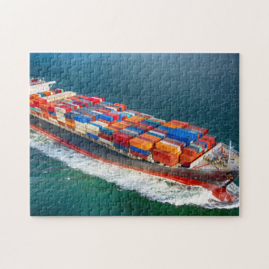 Fracht Schiff Puzzle (Horizontal)