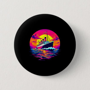 Fracht Schiff Vintage Titanic Boot Reise Rate Männ Button