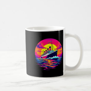 Fracht Schiff Vintage Titanic Boot Reise Rate Männ Kaffeetasse