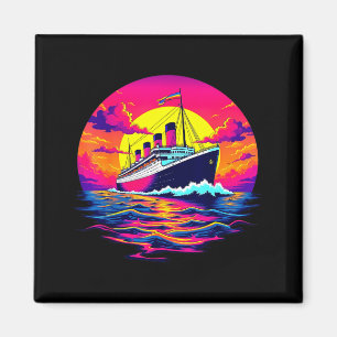 Fracht Schiff Vintage Titanic Boot Reise Rate Männ Magnet