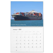 Fracht Schiffe 2027 Kalender (Jan 2027)