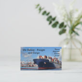 Fracht und Fracht Visitenkarte (Stehend Vorderseite)