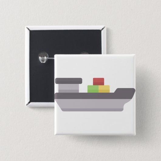 Frachter Button (Vorne & Hinten)