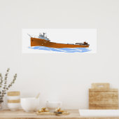 Frachter der Großen Seen Lee A. Tregurtha Poster (Küche)