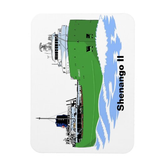 Frachter der Großen Seen Shenango II Magnet (Vertikal)