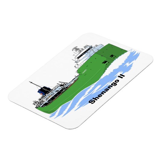 Frachter der Großen Seen Shenango II Magnet (Linke Seite)