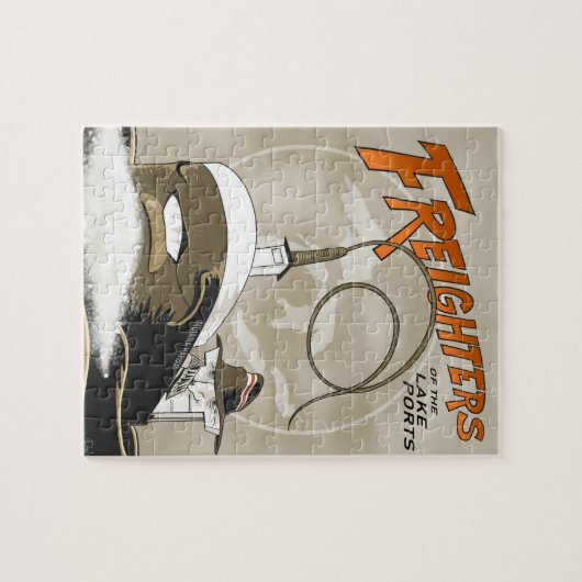 Frachter der Seehäfen Puzzle (Horizontal)