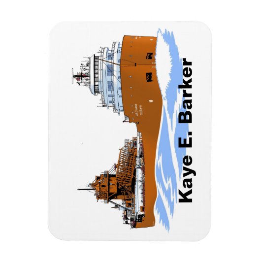 Frachter Kaye E. Barker Magnet (Vertikal)