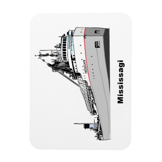 Frachter Mississagi Magnet (Vertikal)