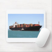 Frachtschiff 1, Hafen Adelaide, Südaustralien Mousepad (Mit Mouse)