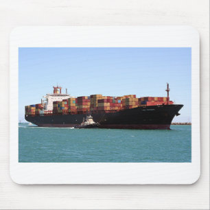 Frachtschiff 1, Hafen Adelaide, Südaustralien Mousepad