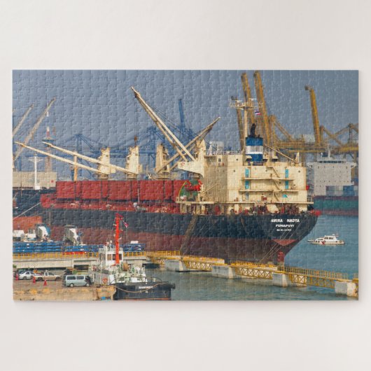 Frachtschiff Amira Nadya, Bangkok, Thailand Puzzle (Horizontal)