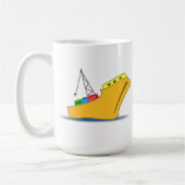 Frachtschiff Kaffeetasse (Links)