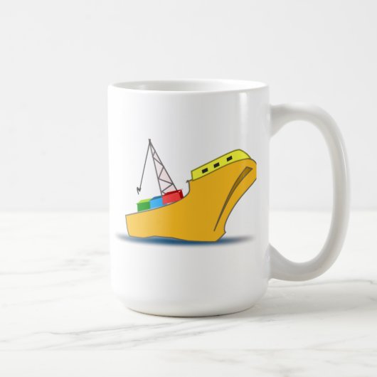 Frachtschiff Kaffeetasse (Rechts)