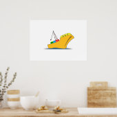 Frachtschiff Poster (Küche)