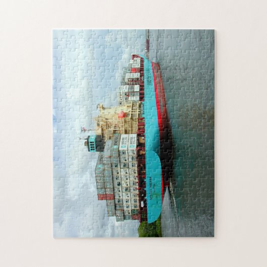 Frachtschiff Puzzle (Vertikal)