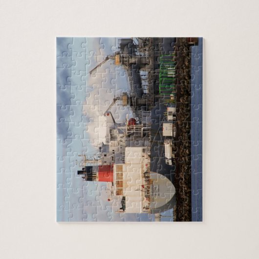 Frachtschiff Puzzle (Vertikal)