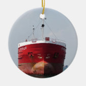 Frachtschiff St Filip Keramik Ornament (Vorne)