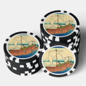 Frachtschiffe 1890 pokerchips (Stapel)