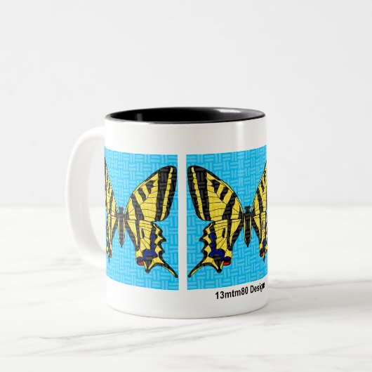 Frack (11oz) - Combo-Tasse Zweifarbige Tasse (Vorderseite Links)