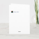 Frack-Anziehungskraft-Gruß-Karte Karte (Rückseite)