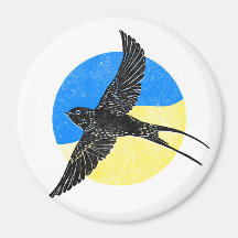 Frack auf blau-gelb, ukrainisches Design