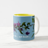 Frack auf Bouganvilla Zweifarbige Tasse (VorderseiteRechts)
