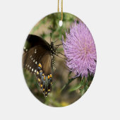 Frack auf Distel Keramik Ornament (Rechts)