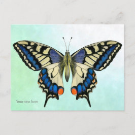 Frack Butterfly Aquarellbilder Postkarte