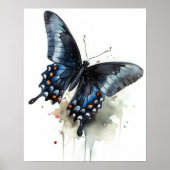 Frack Butterfly Art Print Poster (Vorne)