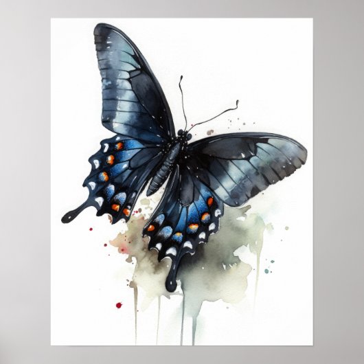 Frack Butterfly Art Print Poster (Vorne)